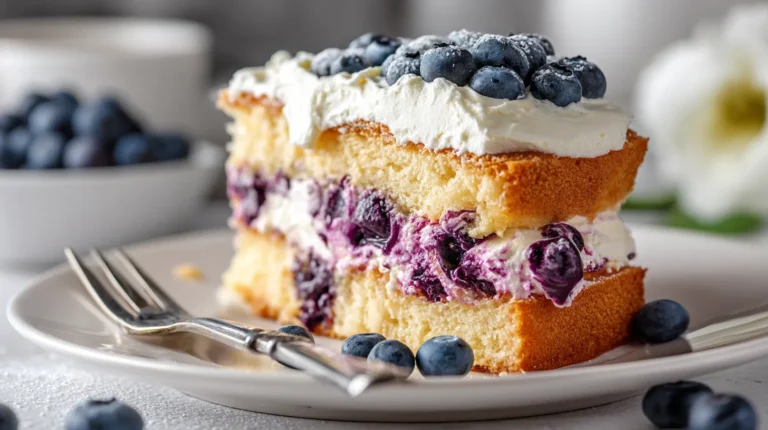 Nova Scotia Blueberry Cream Cake