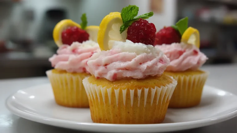 Raspberry Lemon Heaven Cupcakes