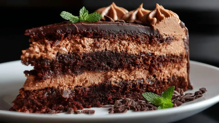 Triple Chocolate Cake Recipe