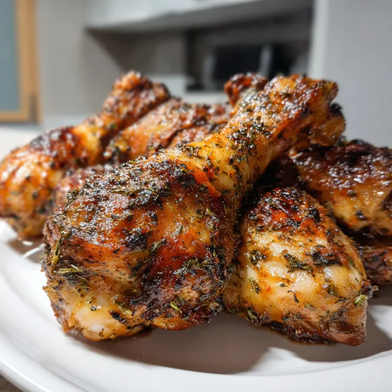 BBQ Air Fryer Chicken Legs