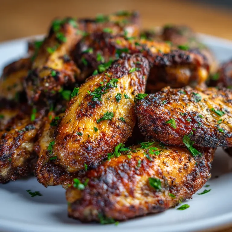 Herb Seasoned Air Fryer Chicken Wings