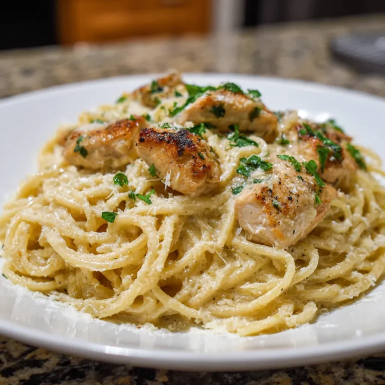 Air Fryer Chicken Alfredo