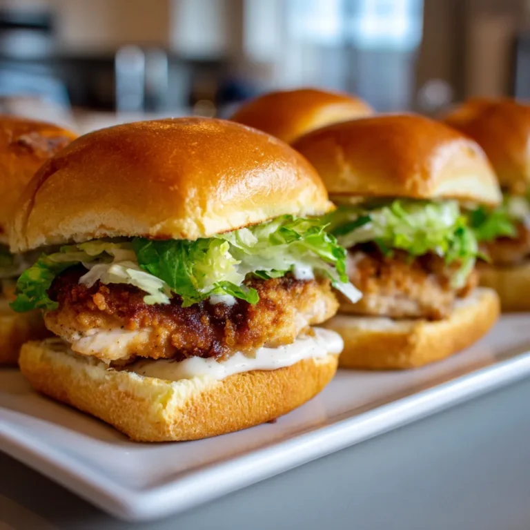 Air Fryer Chicken Sliders