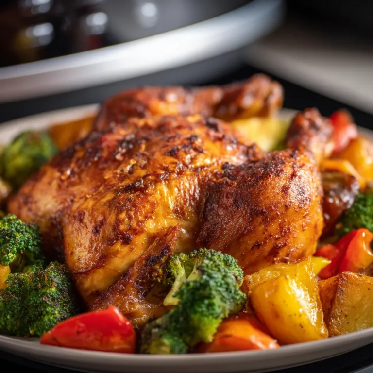 Air Fryer Chicken with Vegetables